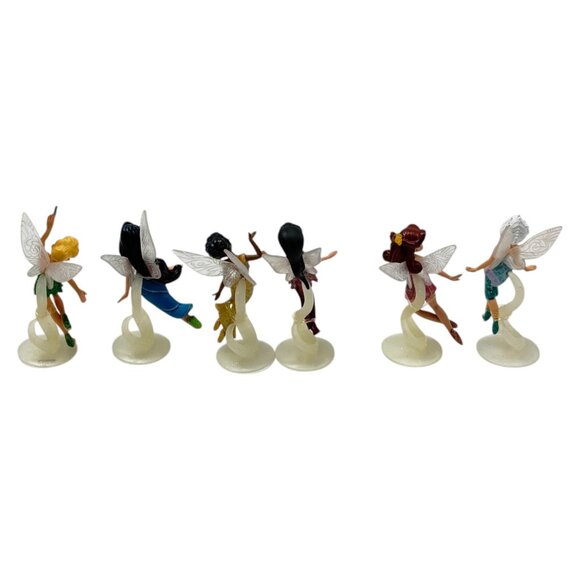 Disney Fairies Doll Lot 6 4 inch Tinker Bell Periwinkle Iridessa Rosetta more - Picture 8 of 14